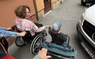 Nový vozík s pohonem pro Ivu - svoboda pohybu