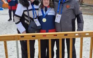 Handicapovaná sportovkyně reprezentující Českou republiku