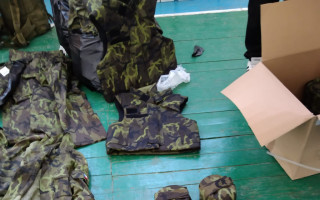 Vojenské vesty a oblečení pro Ukrajinu