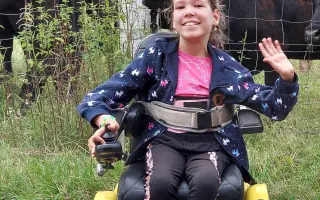 Podpora pro maminku po náhlé ztrátě manžela, dcera trpí svalovou atrofií 1. typu