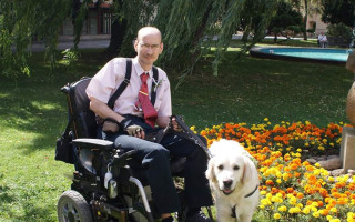 Speciální vozík pro Romana a možnost výletů s asistenčním pejskem