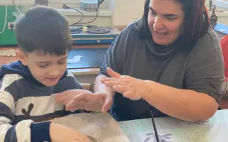 Keramická pec pro děti se specifickými poruchami učení