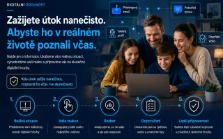 Podpořte Digitální odolnost a pomozte chránit lidi před kyberšmejdy