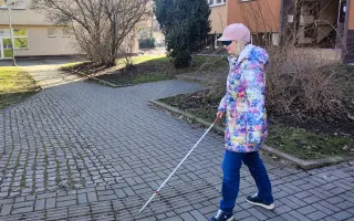 Auto, které přiveze pomoc lidem se zrakovým postižením