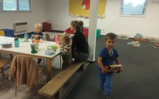 Vybavení nového zázemí Lesního klubu Lileška ve Zlíně