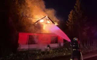 Požár střechy