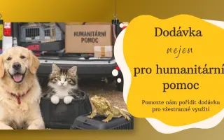 Dodávka nejen pro humanitární pomoc