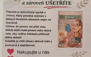 Re-use centrum které pomáhá