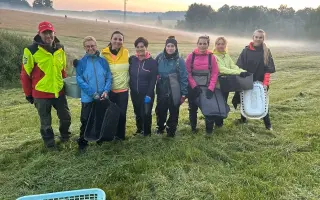 Dron s termovizí na záchranu srnčat při sečích na Chebsku.