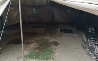 Umývárna pro táborníky U Panského lesa ve Valtínově