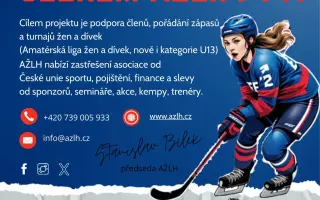 Nahrajte holkám-podpořte ženský hokej.