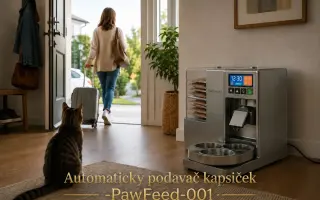 Podpořte vývoj chytrého kapsičkomatu PawFeed-001