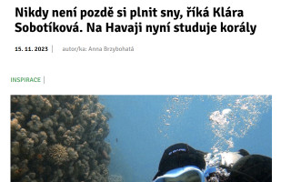 Klárky daleká cesta za korálovým snem