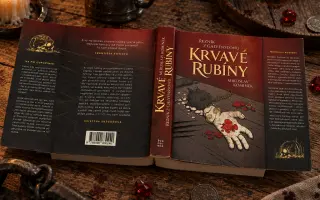 První fantasy román od Miroslava Komínka - KRVAVÉ RUBÍNY