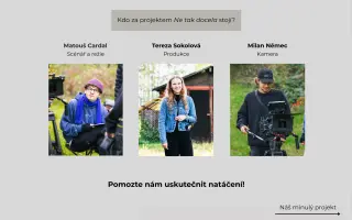 Pomozte nám natočit krátký film Ne tak docela!
