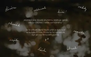 „Než se mě dotkneš“ - Pomůžete nám přetvořit sen ve film, který osloví srdce?