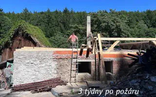 Pomoc rodině z Lubné, které shořel domov