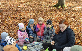 "Živá zahrada pěti smyslů" - pro děti z Lesního klubu Vrbínek