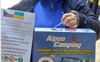 Humanitární sbírka pro mrznoucí Ukrajinu