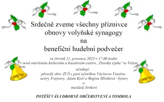 Rekonstrukce Synagogy Volyně a vytvoření kulturního centra