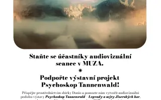 Staňte se s námi účastníky filmové seance, podpořte film Psychoskop Tannenwald!