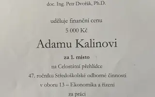 Podpořme českého startupistu a vývojáře Adama na Tetr (školu s 0,1 % přijatých)