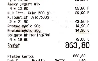 Pomozme Miroslavovi se zajištěním potravin a základních hygienických potřeb