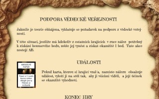 Podpořte vydání deskové hry PRAVĚK: Od trilobita k člověku