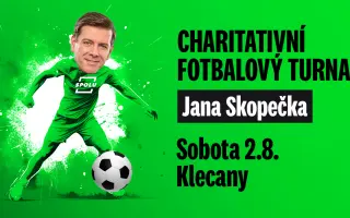 Charitativní fotbalový turnaj Jana Skopečka v Klecanech
