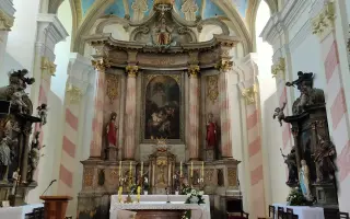 Záchrana oltářního obrazu kostela v Novém Malíně