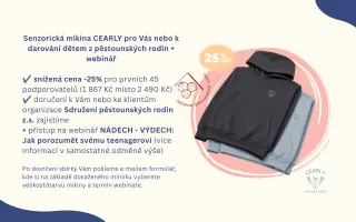 Podpořte vývoj první české senzorické mikiny CEARLY