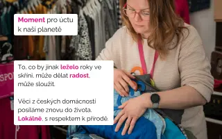 Daruj s námi naději – pro mámy samoživitelky a věci, co zaslouží druhou šanci