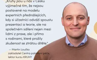 Nikdo vás nepřipraví na větu: „Vaše dítě umírá.“ My připravíme odborníky.