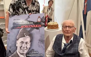 Dárek pro 105letého válečného hrdinu, co osobně znal Gabčíka a Kubiše