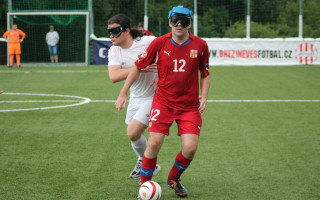Účast nevidomých fotbalistů na mistrovství Evropy Divize A