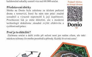 Dron pro život mláďat = záchrana nevinných životů