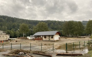 Obnova sauny a areálu kempu ve Vrbně pod Pradědem