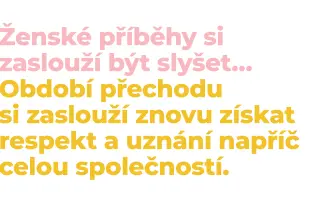 Podpořte knihu Křehkost a síla menopauzy