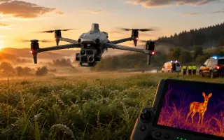 Dron pro záchranu srnčat před sečením