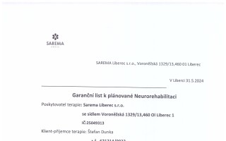 Neurorehabilitace pro Štefana
