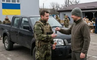 Auto pro Gibbona: Pomozme odvážným Čechům v první linii