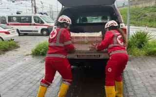 Pomoc Sicílii po bouři Harry