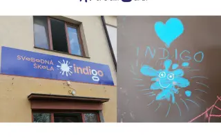 Učebny a výdejna jídla pro Svobodnou školu Indigo