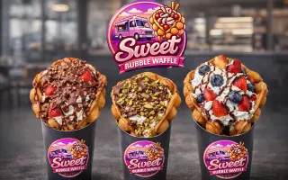 Podpořte rozjezd našeho foodtrucku Sweet Bubble Waffle!