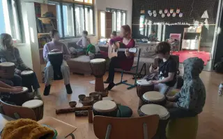 Učebny a výdejna jídla pro Svobodnou školu Indigo