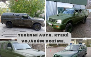 Terénní auto, které bude zachraňovat ukrajinské vojáky před rusským agresorem