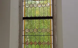 Obnova vitrážovny Okrouhlá