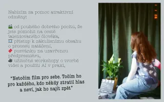 Pomozte mi natočit první film "Hlase, kde jsi?"