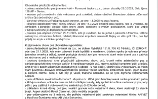 POMOC PRO FOXÍČKA, ASPENA A TAFFY-JACKA