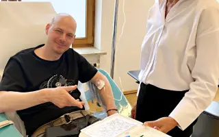 Pomohli jste znovu bojovat o život manžela a táty tří dětí